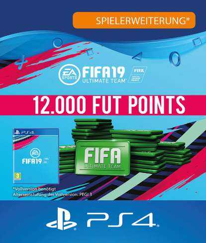 Fifa 19 12000 FUT Points kaufen  PS4 Key