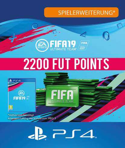 FIFA 19 2200 FUT Points kaufen für PS4