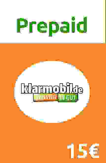 Klarmobil Prepaid Guthaben - 15€ kaufen | Preisvergleich - Planetkey