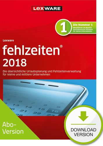 Lexware Fehlzeiten 2018 Download Code kaufen