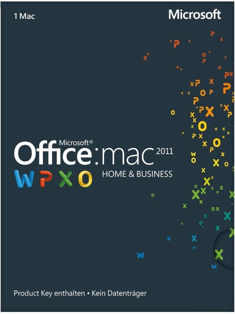 Microsoft Office Home and Business 2011 für MAC OSX kaufen