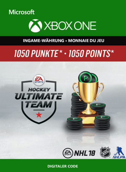 NHL 18 Xbox One Coins - 1050 Key