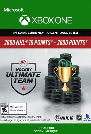 NHL 18 Xbox One Coins - 2800