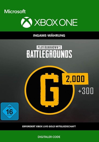 Jaquette de PlayerUnknown's Battlegrounds G-Coins kaufen - 2300 G-Coins