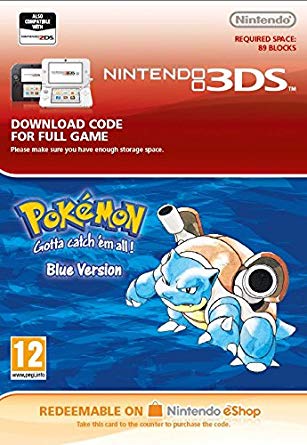 Pokemon Blue Version 3D1 Code kaufen