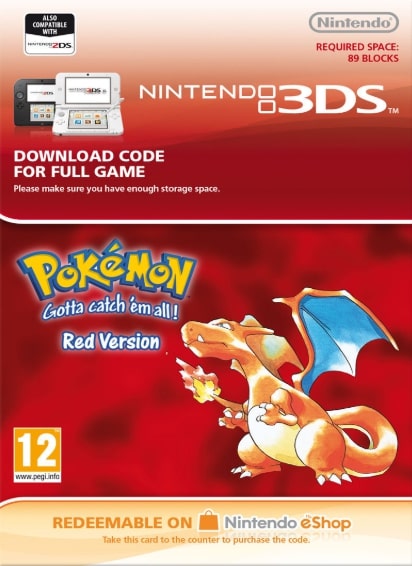 Pokemon Red Version 3D1 Code kaufen