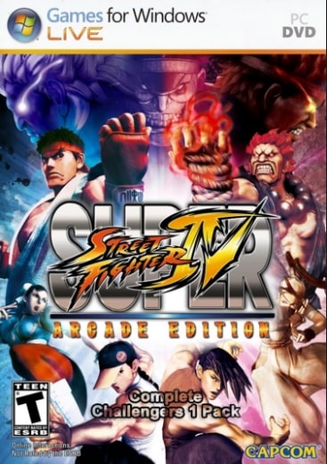 Jaquette de Super Street Fighter IV: Arcade Edition - Complete Challengers 1 Pack