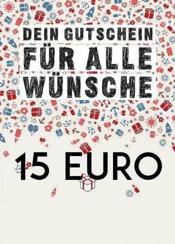 Wunschgutschein 15 Euro günstig kaufen