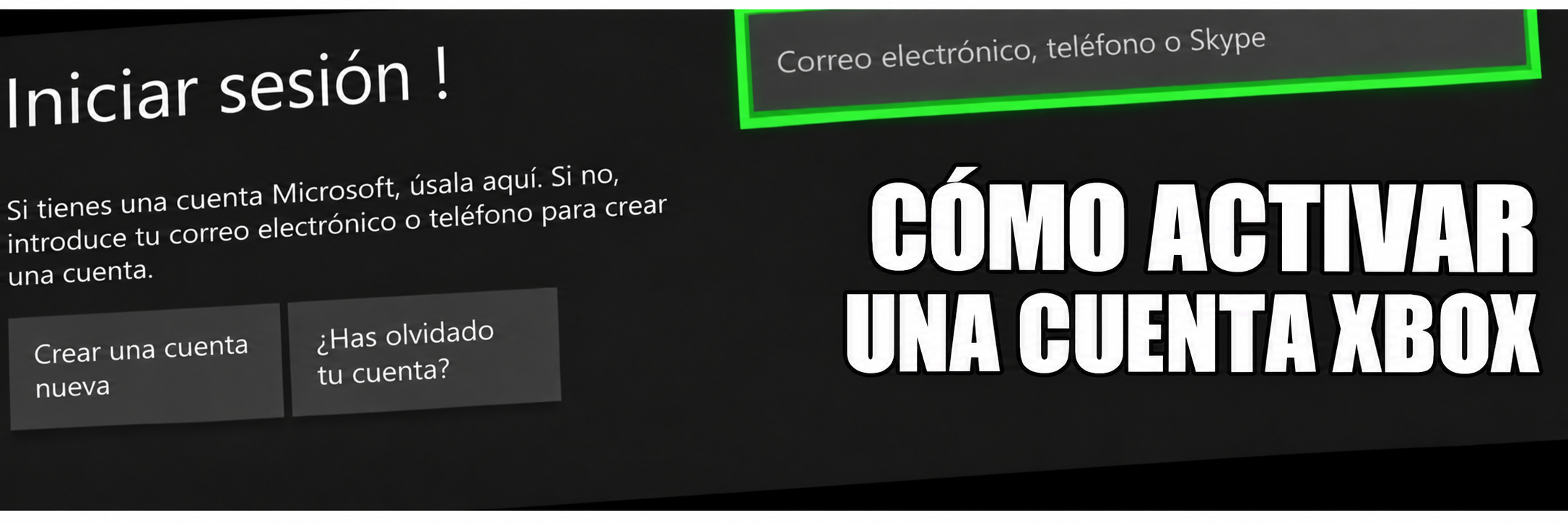 Activar cuenta Xbox